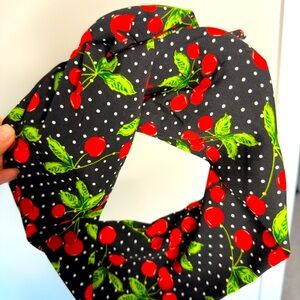 Cult Gaia Cherry hair scarf wire structure accessory